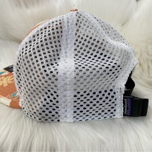 New with Tag Patagonia Women's Orange Duckbill Trucker one size hat - Picture 3 of 4